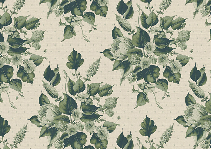 Pensford, Penn Bouquet Barbing Green - Made to Measure Curtains - Image 8
